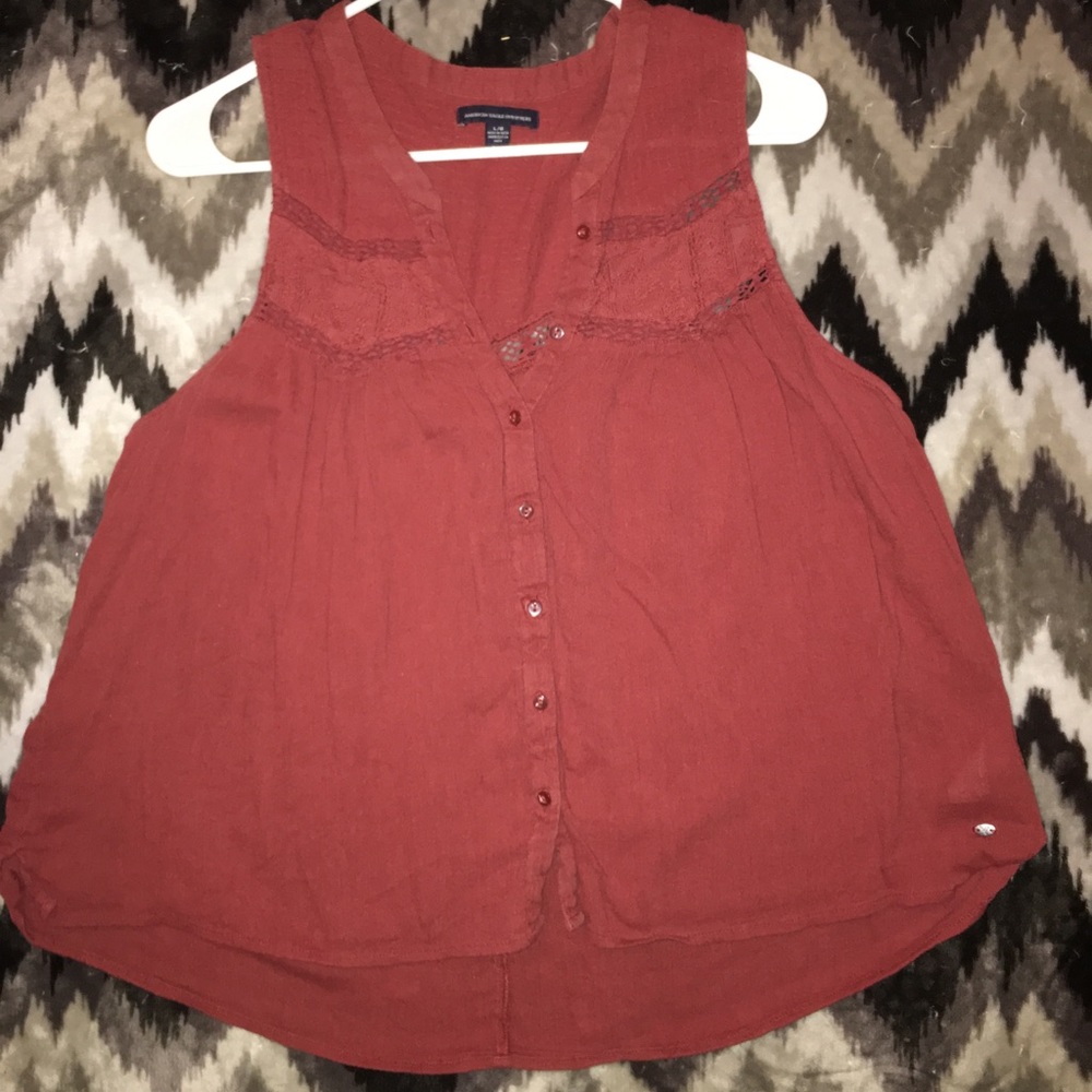 Burnt orange American Eagle tank top